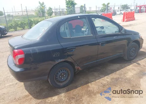 2000 Toyota Echo from USA, damaged, VIN JTDBT1230Y0077508